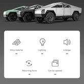 شاحنة بيك اب سايبرترك 1/32 سيارة من سبائك معدنية Model